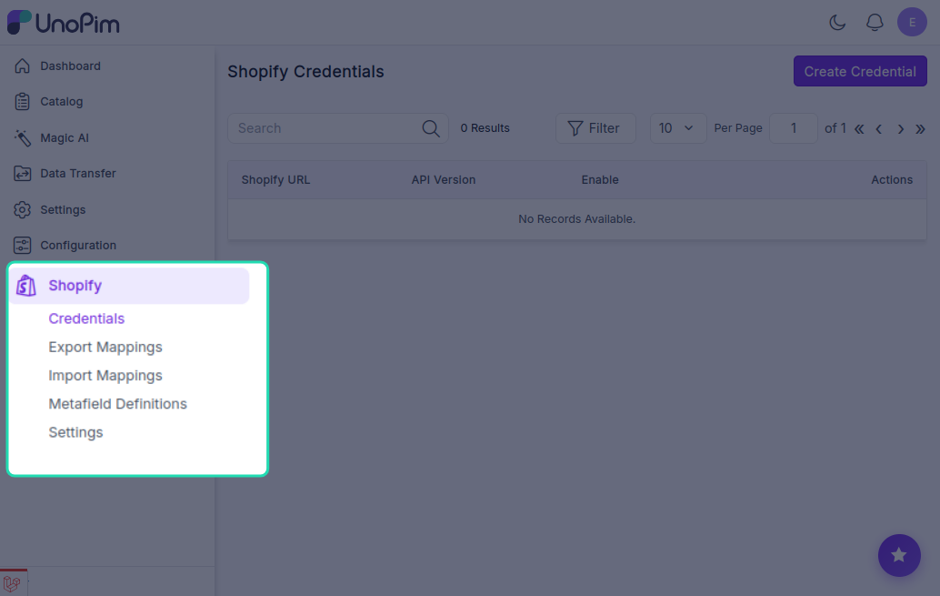 Shopify Connector Icon