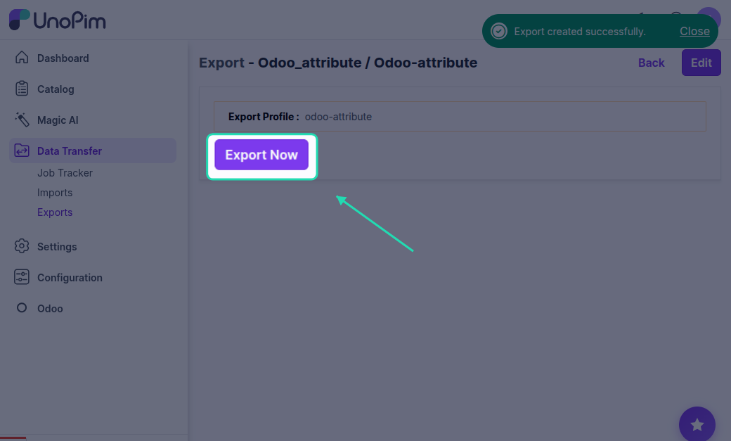 Export Now