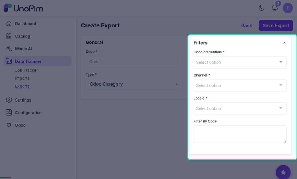 Filter Fields