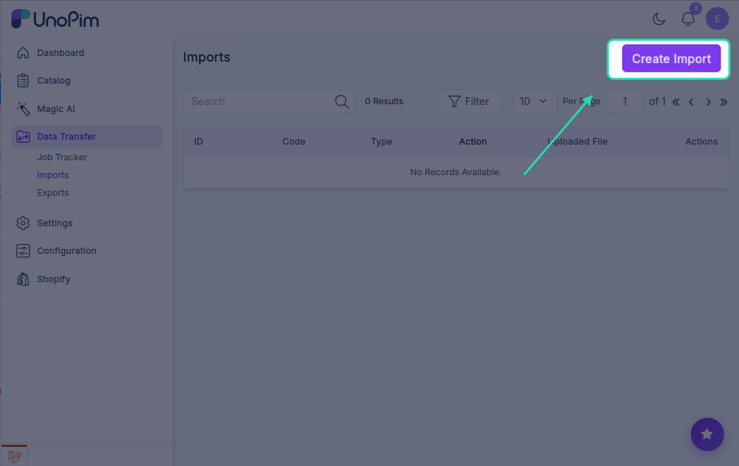 Import Job Form