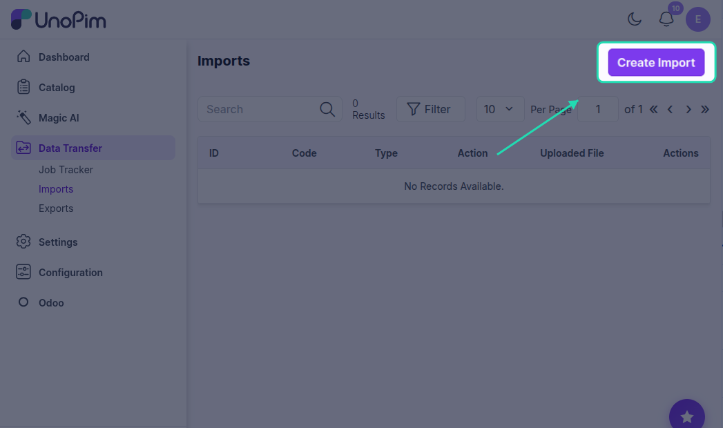 Create Import
