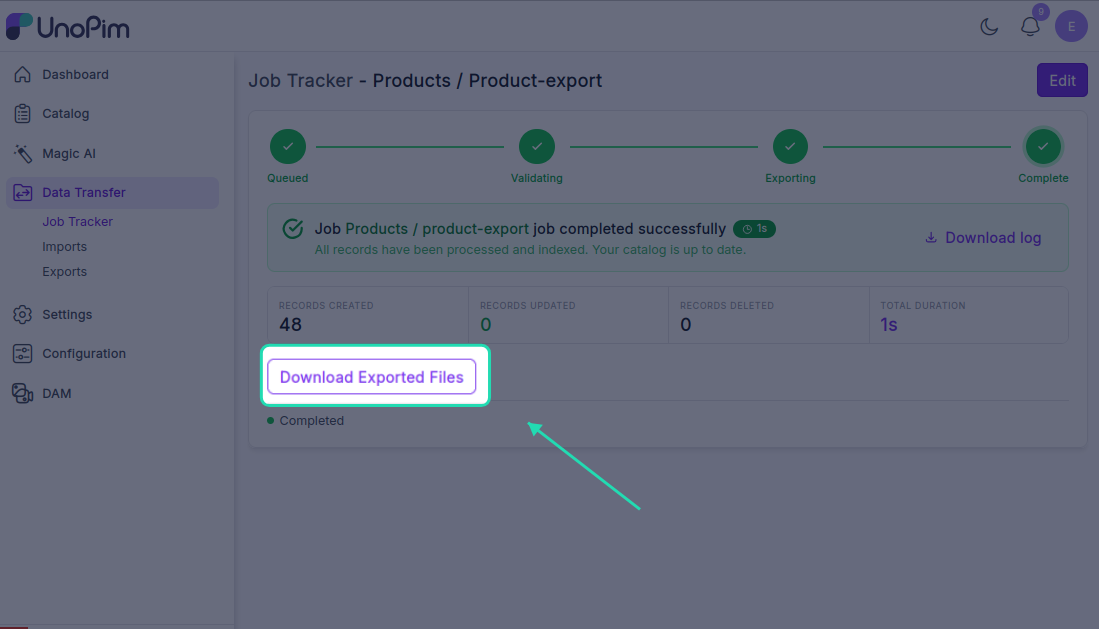 Exported File Structure