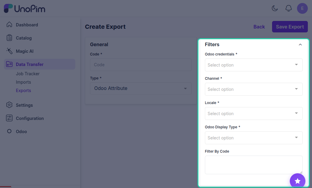 Filter Fields