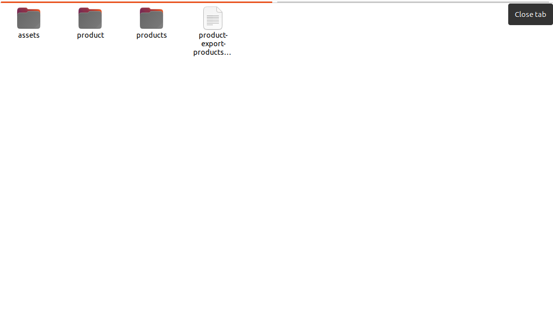 Exported Folders