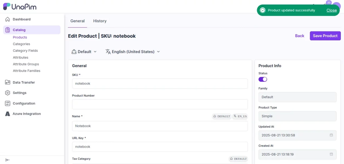 Create Attribute Form