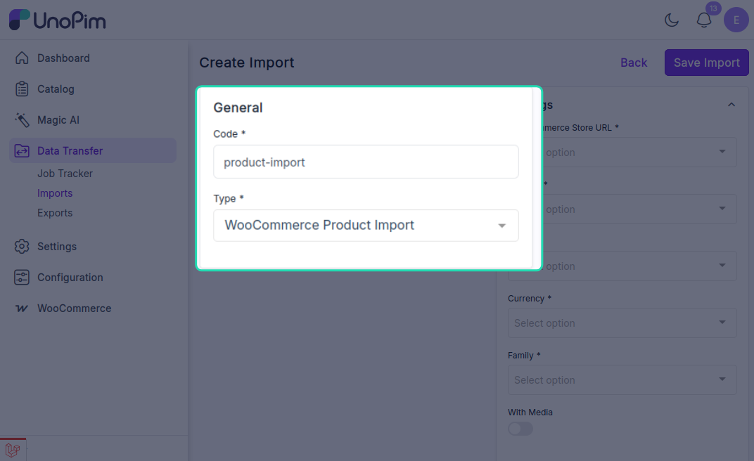 Product Import Job