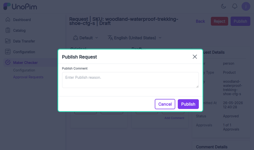 Product Publishing