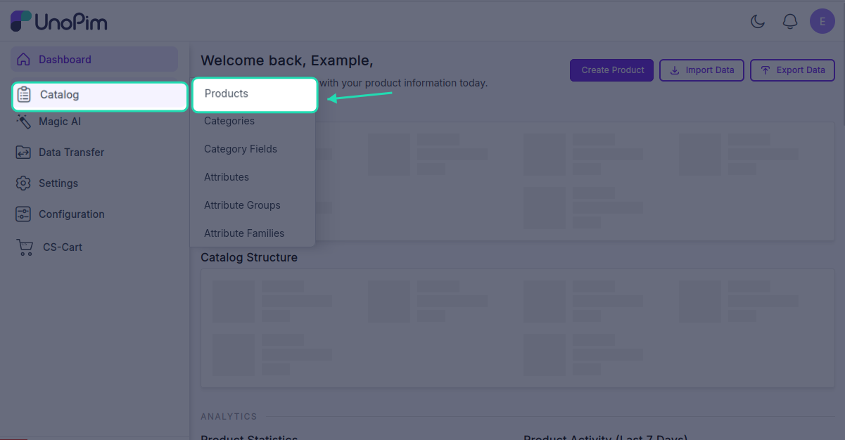 Products list