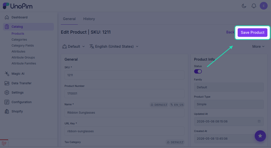Completed Product Example